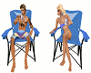Beach Chairs & Drinks