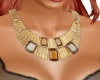 *RD* Gold topaz Necklace