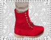 T l Sporty Red Boots