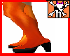 Thigh high flame boots