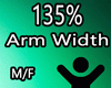Arm Scaler 135% M/F