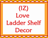 Love Ladder Shelf Decor