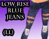 (LL)Low Rise Blue Jeans
