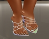 Summer hologram sandals