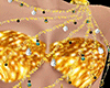 Gold bikini jewel