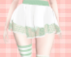 ~Mint and White Skirt~