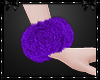 Purple Glitter Wrist Fur