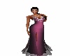 sexy purple diamond gown
