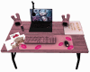 Realistic desk pink