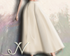 N. White Long Skirt