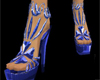 Blue cristal 4leaf shoe