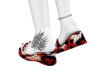 Pretty print sandals