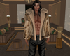 layerable tan fur coat