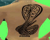 Back Tattoo Cobra
