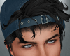 Cap Blue + Hair Black