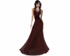 Milan Lace Gown Vamp Red