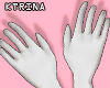 KT♛White Long Gloves