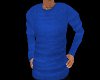 Blue Dress Sweater Male