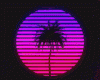 Neon Window Palm