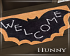 H. Halloween Door Mat