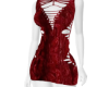 Burgundy Cutout Dress