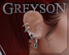 [GREY]Black Widow Earrin