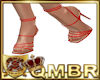 QMBR Dressy Sandals Red