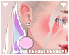 あII Earings Pom Pink
