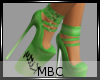 MBC|Kitty Shoes Green