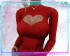 Soft Red Heart Dress