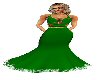*F GREEN XMAS GOWN