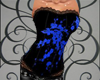 Black and Blue Corset