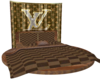 LV Brown Bed