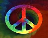 hippy peace sticker