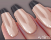 Hot Black Nude Nails