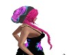 Funky Pink Hair& Hat