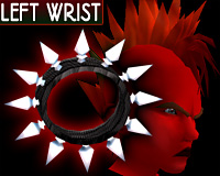 Spiked Wristband - Left