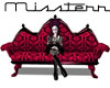 *m* Victorian Couch Red