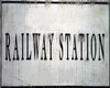 railroad station sign