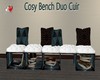 |AM| Cosy Bench Duo cuir