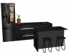 *Kitchen Black*Simple*