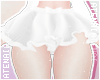 ❄ Ruffle Skirt White