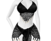 Boho Black Bikini Set