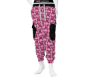 pink skull pants
