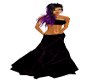 Black Purple Gown 2