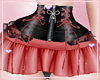 Elegant red skirt