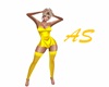 Anna Yellow lingerie