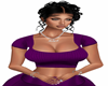 Purple Crop Top