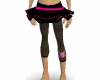 emo pink skirt