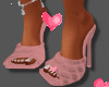 Pink Weaved Sandals